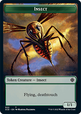 Insect // Soldier Double-Sided Token [Starter Commander Decks] | Boutique FDB TCG