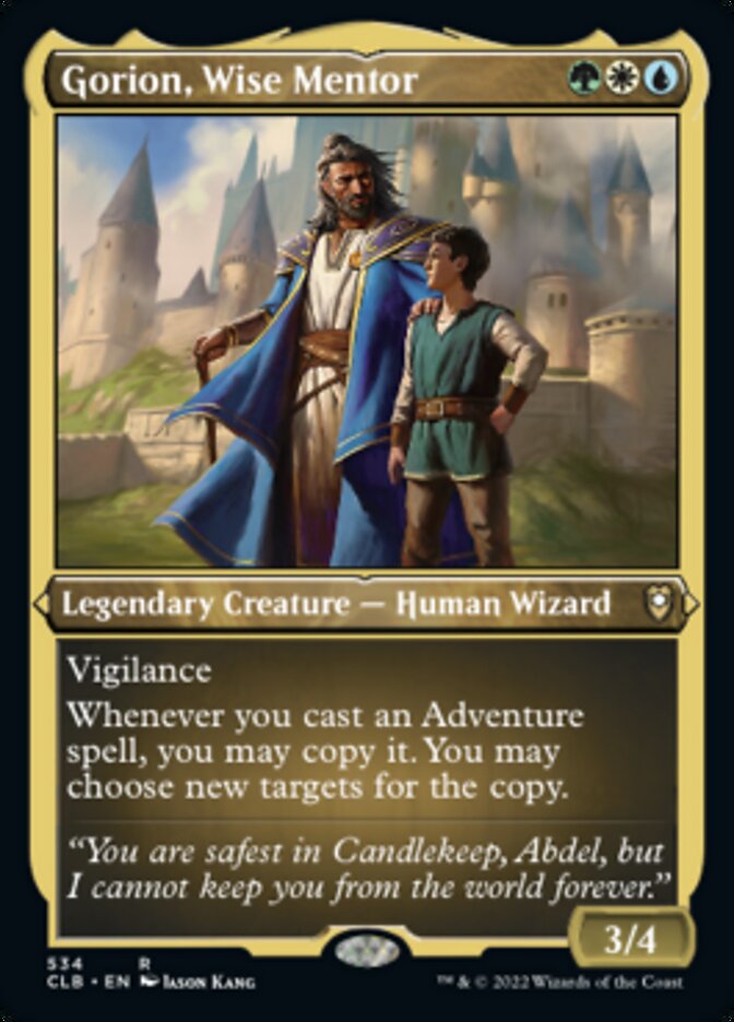 Gorion, Wise Mentor (Foil Etched) [Commander Legends: Battle for Baldur's Gate] | Boutique FDB TCG