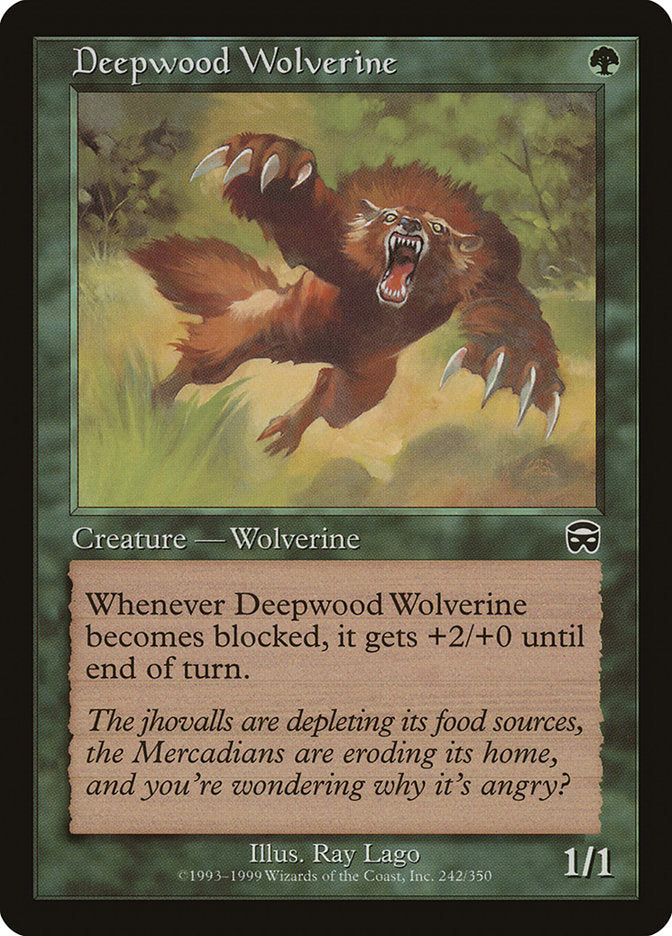 Deepwood Wolverine [Mercadian Masques] | Boutique FDB TCG