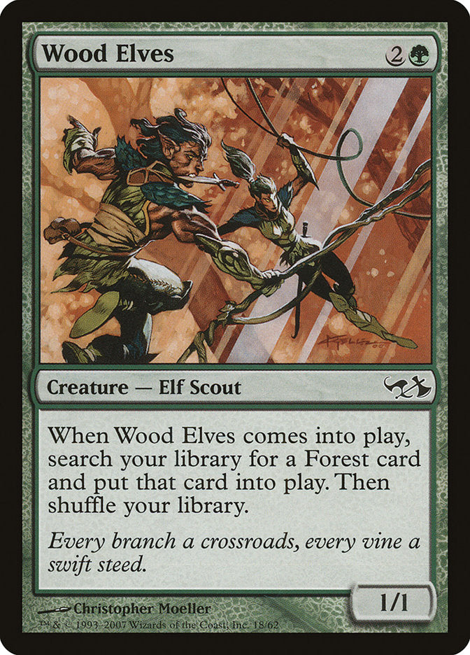 Wood Elves [Duel Decks: Elves vs. Goblins] | Boutique FDB TCG