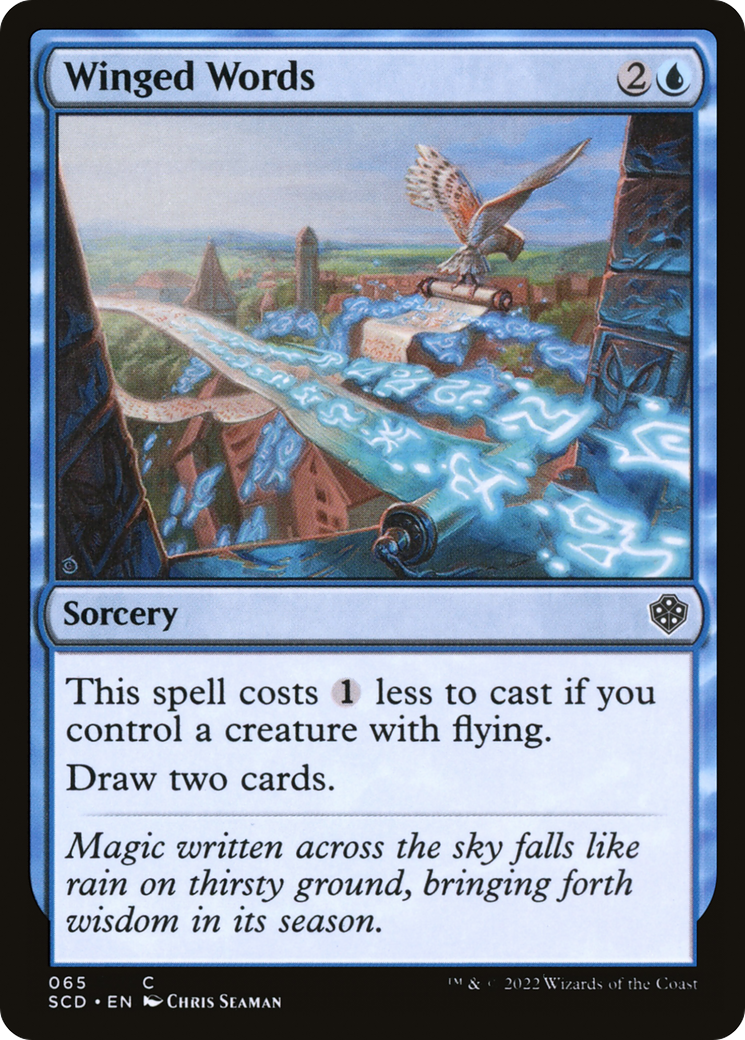 Winged Words [Starter Commander Decks] | Boutique FDB TCG