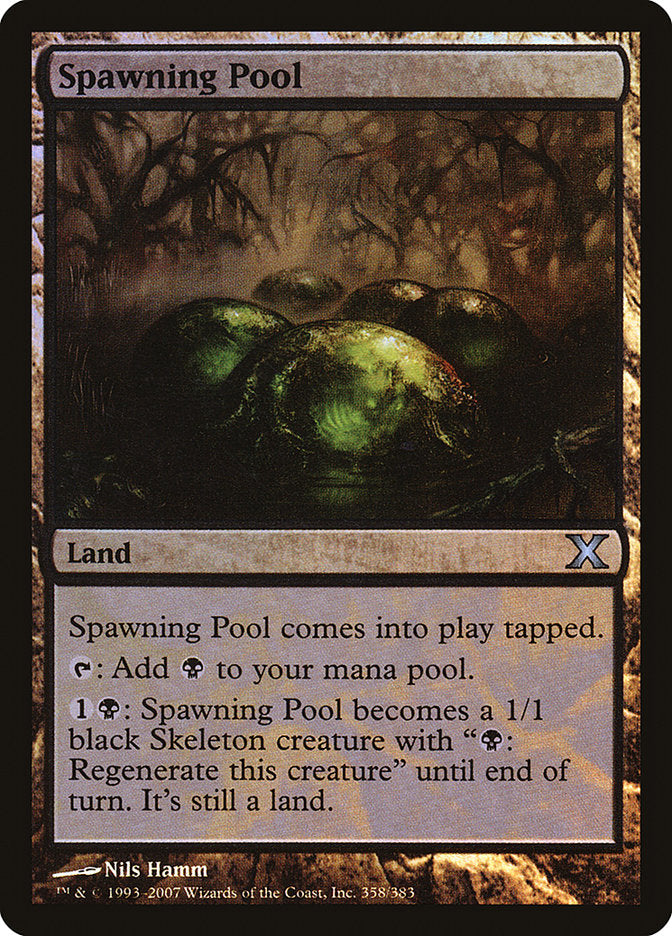 Spawning Pool (Premium Foil) [Tenth Edition] | Boutique FDB TCG