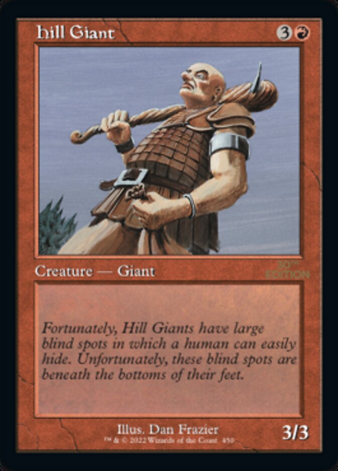 Hill Giant (Retro) [30th Anniversary Edition] | Boutique FDB TCG