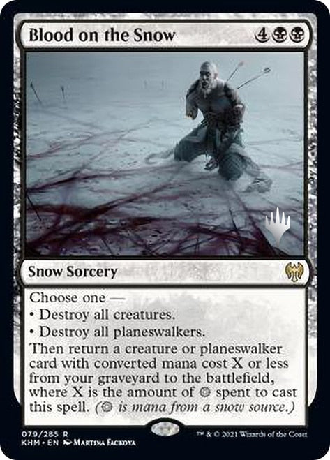 Blood on the Snow (Promo Pack) [Kaldheim Promos] | Boutique FDB TCG