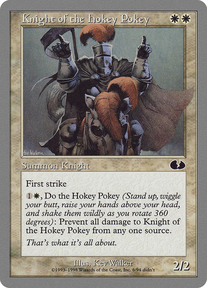 Knight of the Hokey Pokey [Unglued] | Boutique FDB TCG