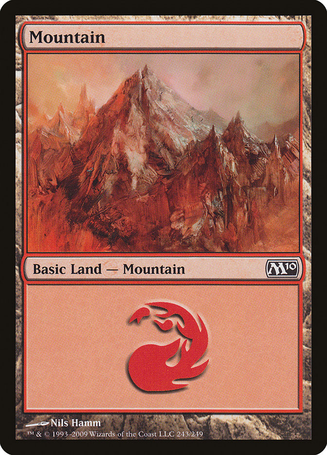 Mountain (243) [Magic 2010] | Boutique FDB TCG