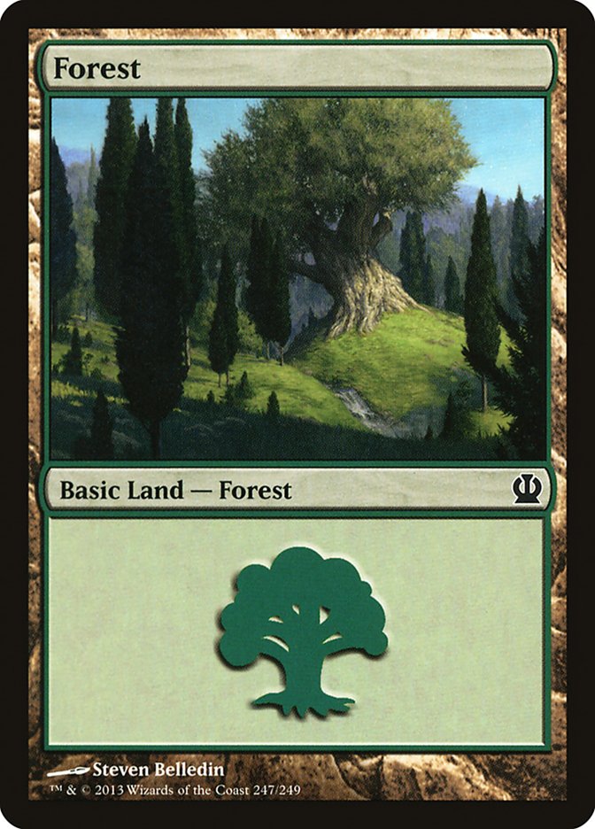 Forest (247) [Theros] | Boutique FDB TCG