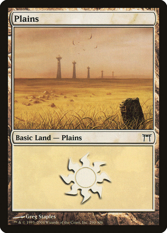 Plains (290) [Champions of Kamigawa] | Boutique FDB TCG