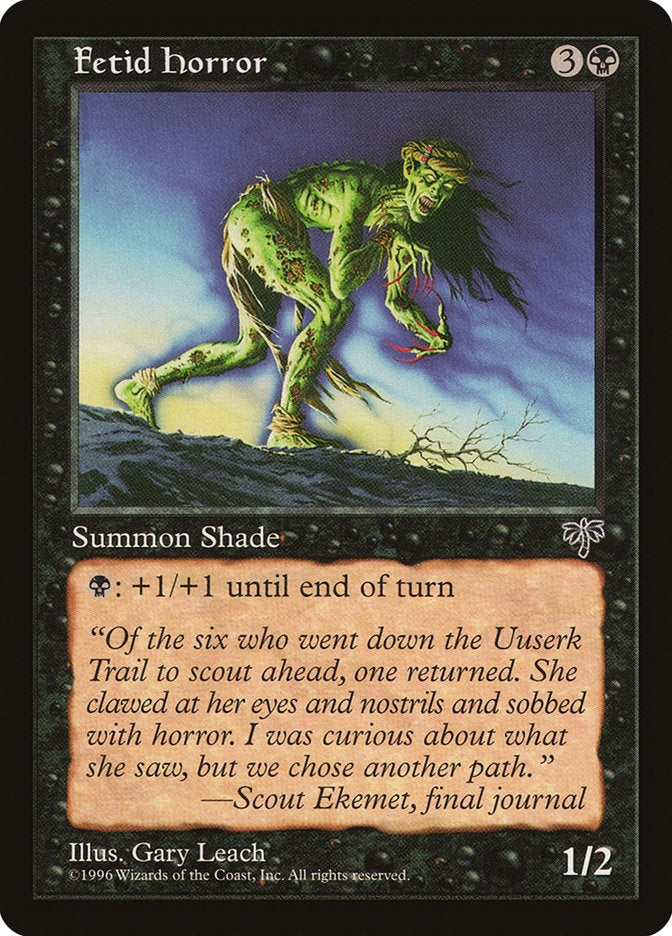Fetid Horror [Mirage] | Boutique FDB TCG