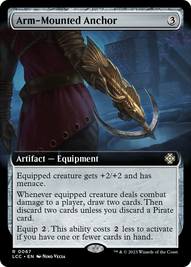 Arm-Mounted Anchor (Extended Art) [The Lost Caverns of Ixalan Commander] | Boutique FDB TCG