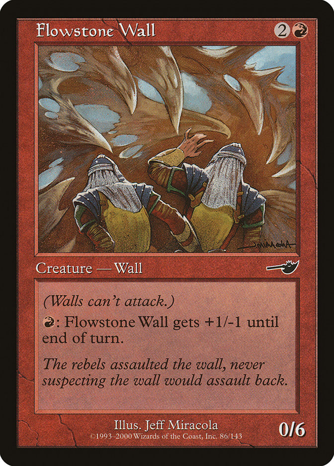 Flowstone Wall [Nemesis] | Boutique FDB TCG