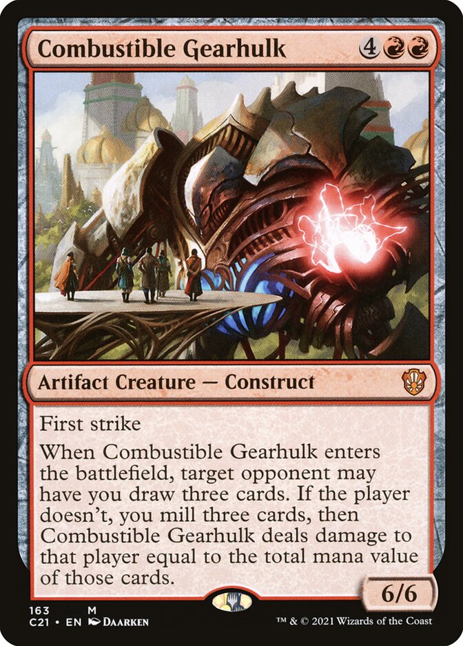 Combustible Gearhulk [Commander 2021] | Boutique FDB TCG