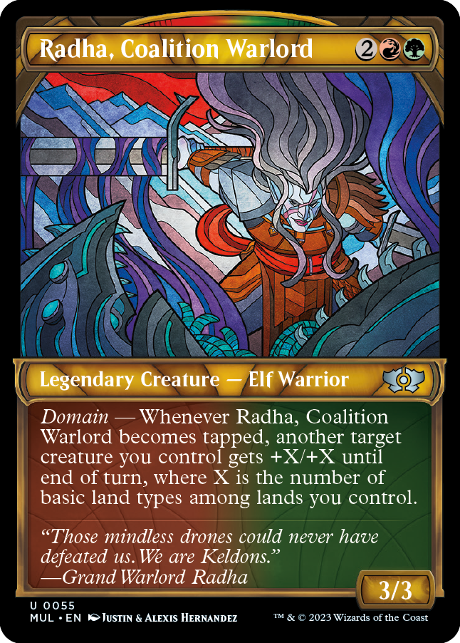 Radha, Coalition Warlord [Multiverse Legends] | Boutique FDB TCG