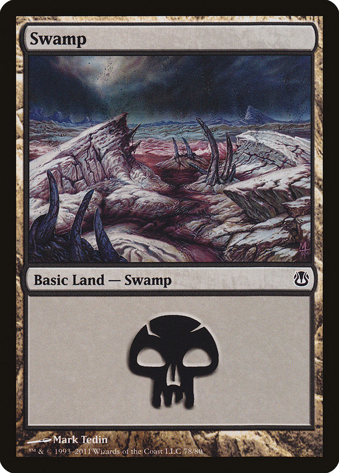 Swamp (78) [Duel Decks: Ajani vs. Nicol Bolas] | Boutique FDB TCG