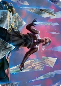 Behold the Multiverse Art Card (Gold-Stamped Signature) [Kaldheim Art Series] | Boutique FDB TCG