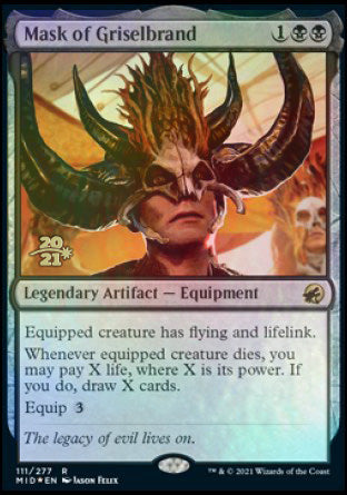 Mask of Griselbrand [Innistrad: Midnight Hunt Prerelease Promos] | Boutique FDB TCG