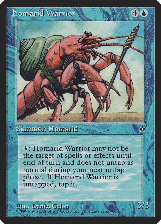 Homarid Warrior (Daniel Gelon) [Fallen Empires] | Boutique FDB TCG