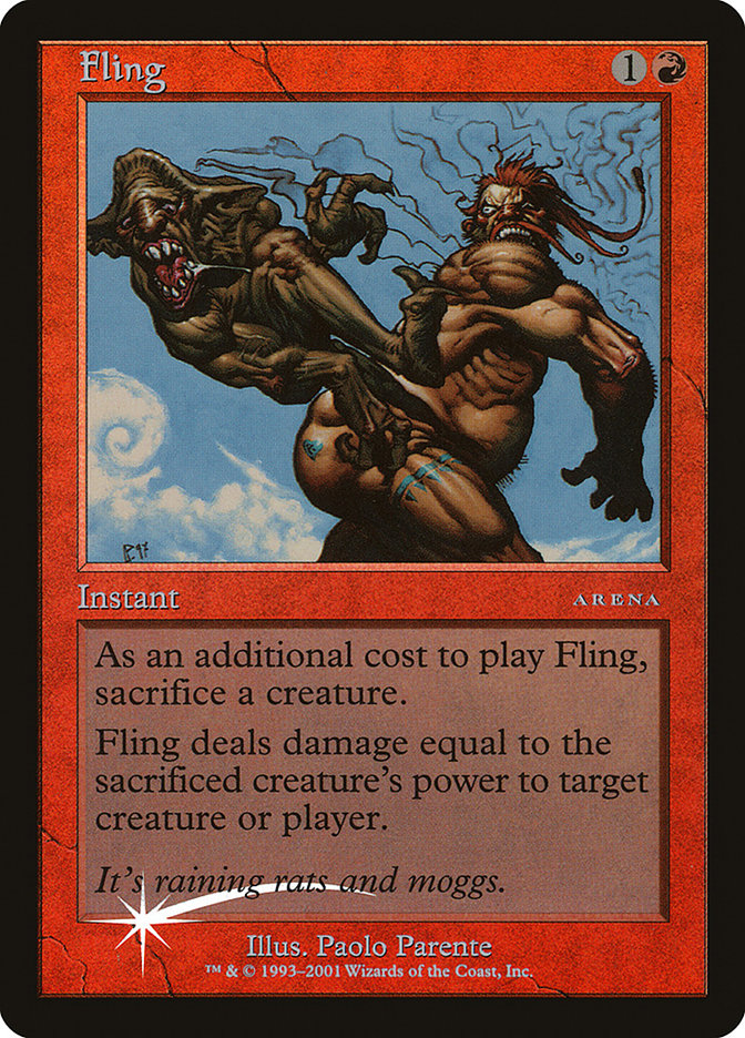 Fling [Arena League 2001] | Boutique FDB TCG