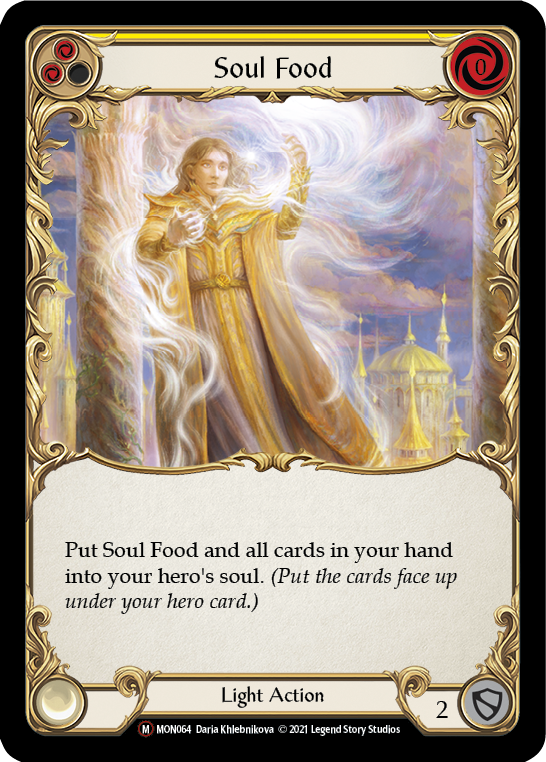 Soul Food [U-MON064-RF] (Monarch Unlimited)  Unlimited Rainbow Foil | Boutique FDB TCG