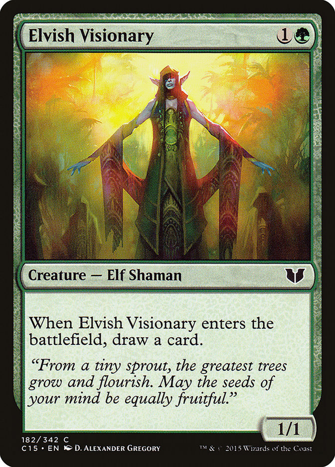 Elvish Visionary [Commander 2015] | Boutique FDB TCG