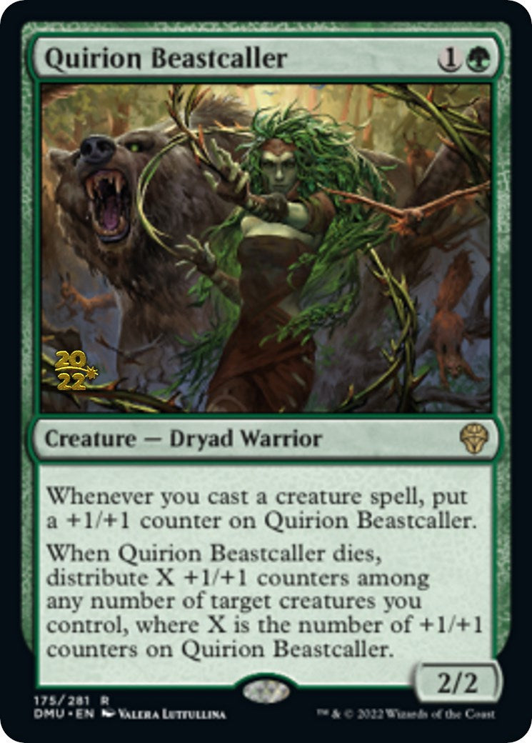 Quirion Beastcaller [Dominaria United Prerelease Promos] | Boutique FDB TCG