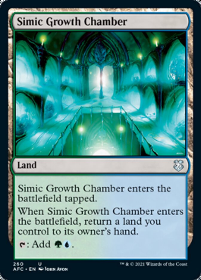 Simic Growth Chamber [Dungeons & Dragons: Adventures in the Forgotten Realms Commander] | Boutique FDB TCG