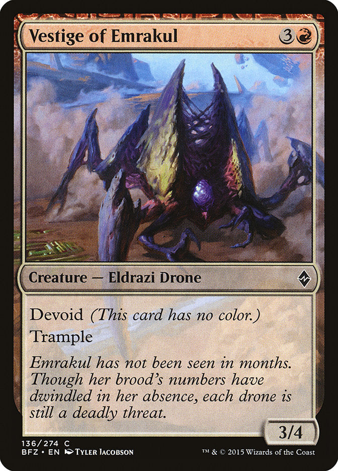 Vestige of Emrakul [Battle for Zendikar] | Boutique FDB TCG