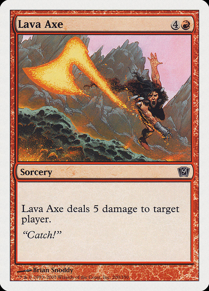 Lava Axe [Ninth Edition] | Boutique FDB TCG