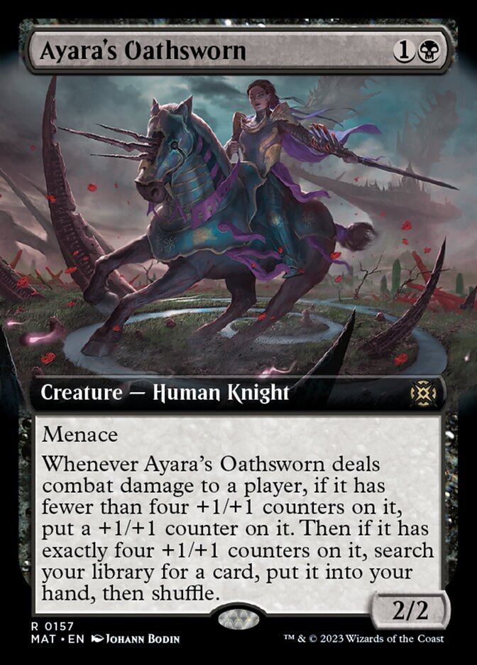 Ayara's Oathsworn (Extended Art) [March of the Machine: The Aftermath] | Boutique FDB TCG