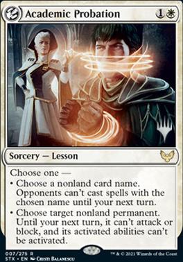 Academic Probation (Promo Pack) [Strixhaven: School of Mages Promos] | Boutique FDB TCG