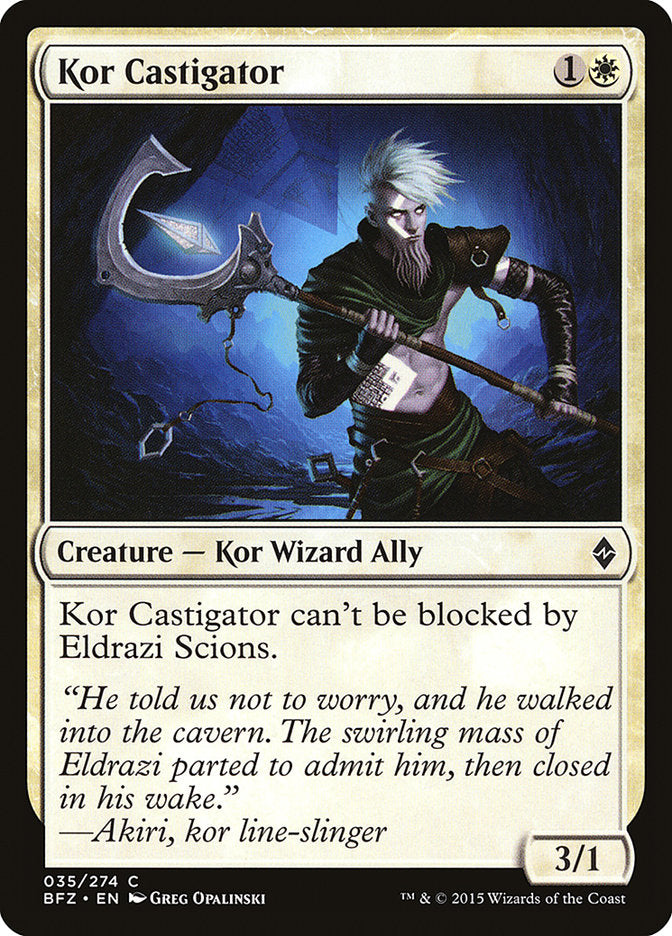 Kor Castigator [Battle for Zendikar] | Boutique FDB TCG