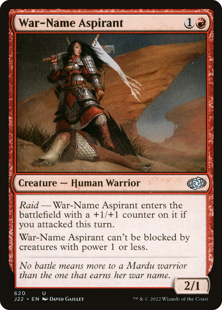War-Name Aspirant [Jumpstart 2022] | Boutique FDB TCG