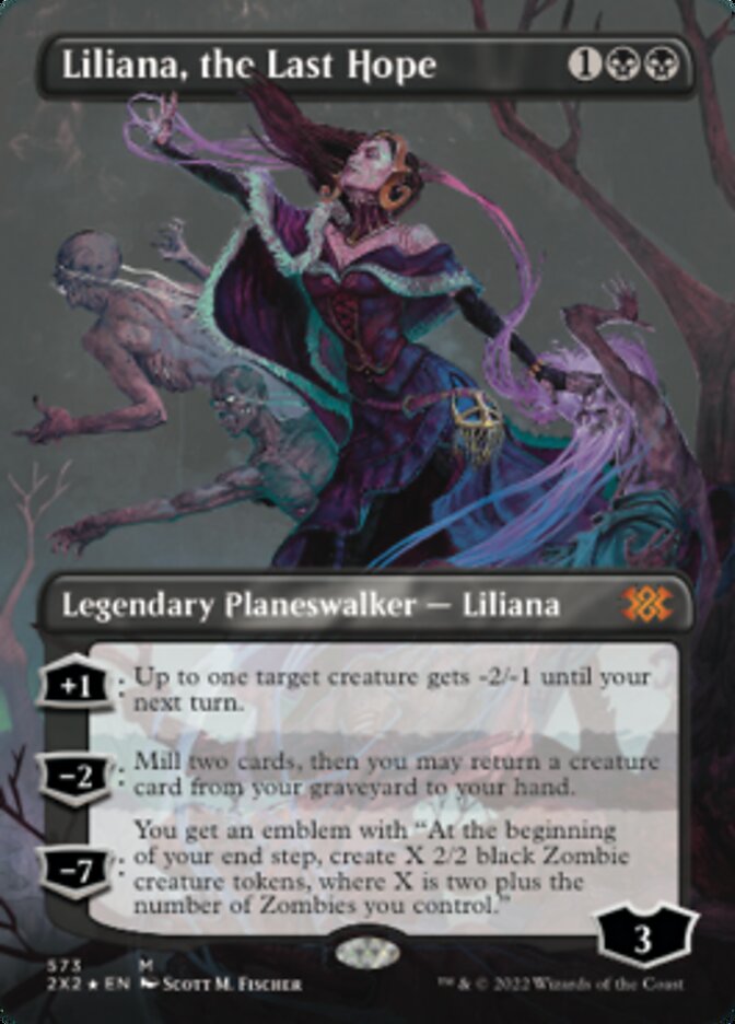 Liliana, the Last Hope (Textured Foil) [Double Masters 2022] | Boutique FDB TCG