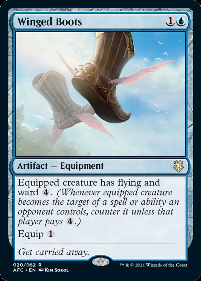 Winged Boots [Dungeons & Dragons: Adventures in the Forgotten Realms Commander] | Boutique FDB TCG