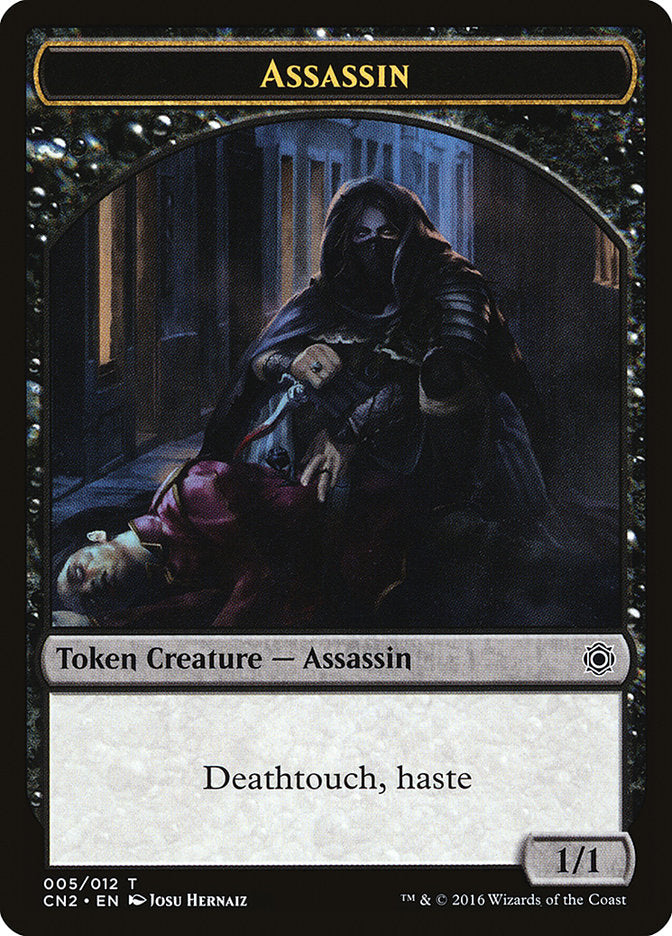 Assassin Token [Conspiracy: Take the Crown Tokens] | Boutique FDB TCG