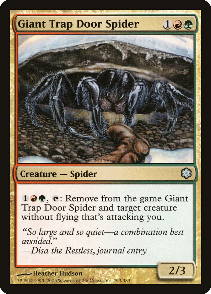 Giant Trap Door Spider [Coldsnap Theme Decks] | Boutique FDB TCG