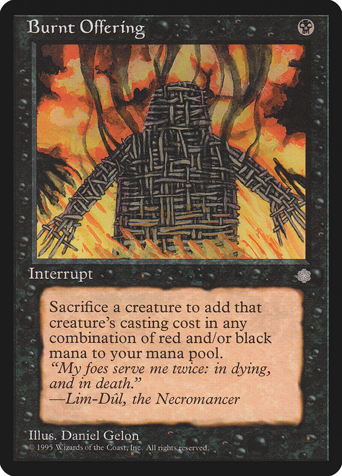 Burnt Offering [Ice Age] | Boutique FDB TCG
