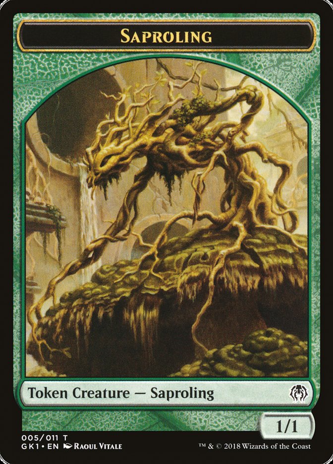 Saproling // Insect Double-Sided Token [Guilds of Ravnica Guild Kit Tokens] | Boutique FDB TCG