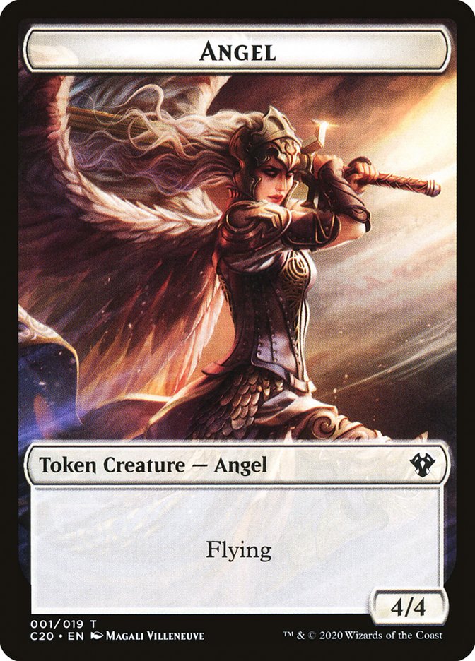 Angel Token [Commander 2020 Tokens] | Boutique FDB TCG