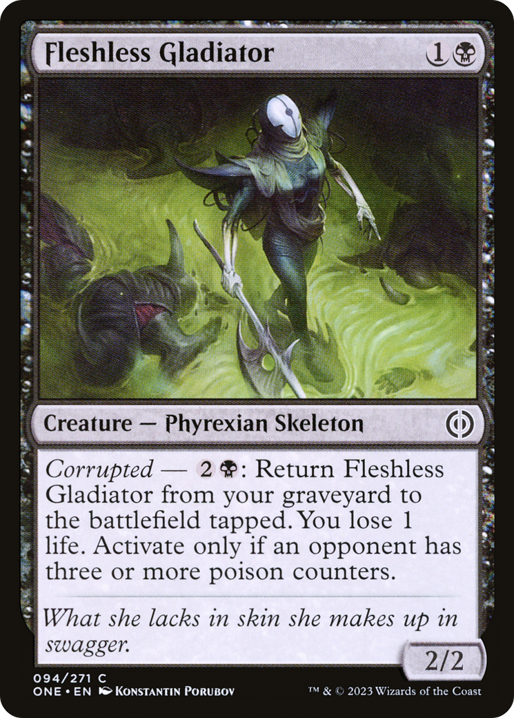 Fleshless Gladiator [Phyrexia: All Will Be One] | Boutique FDB TCG