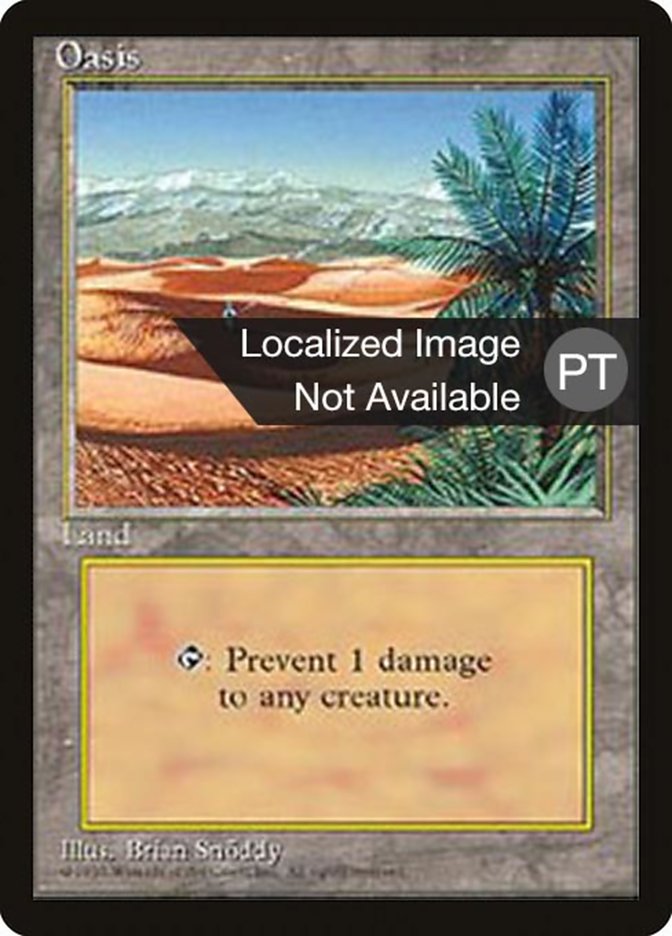 Oasis [Fourth Edition (Foreign Black Border)] | Boutique FDB TCG