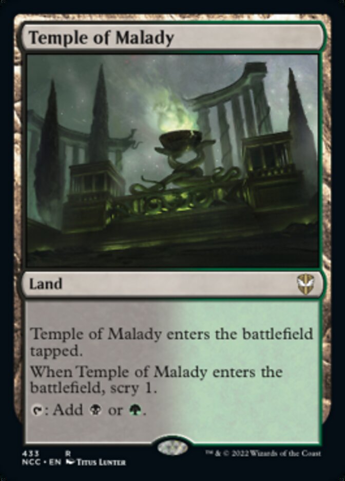 Temple of Malady [Streets of New Capenna Commander] | Boutique FDB TCG