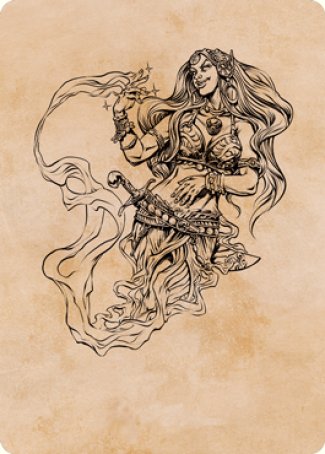 Djinni Windseer (Showcase) Art Card [Dungeons & Dragons: Adventures in the Forgotten Realms Art Series] | Boutique FDB TCG