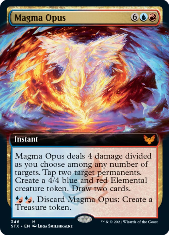 Magma Opus (Extended Art) [Strixhaven: School of Mages] | Boutique FDB TCG