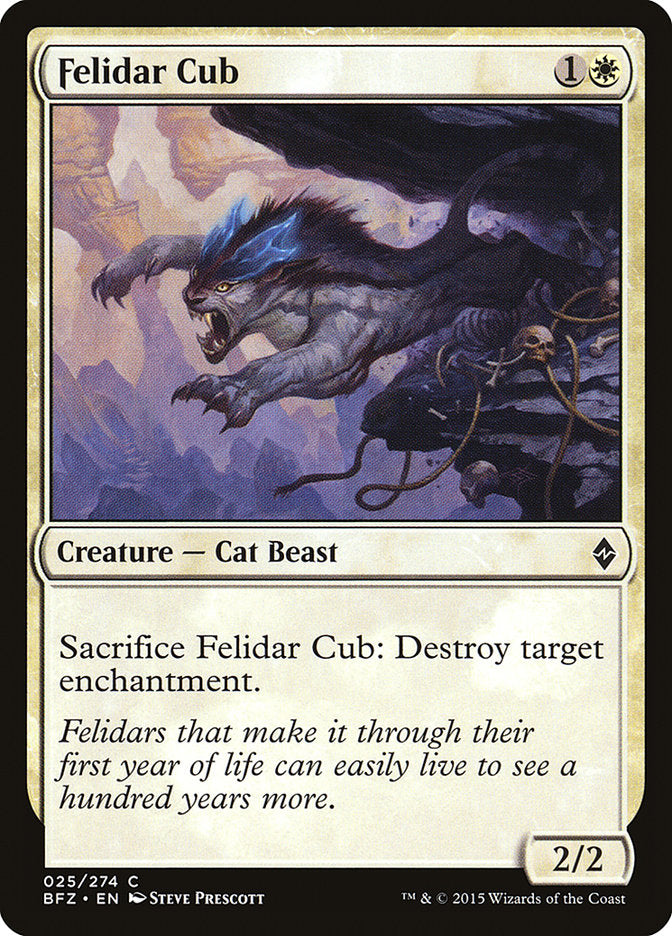 Felidar Cub [Battle for Zendikar] | Boutique FDB TCG