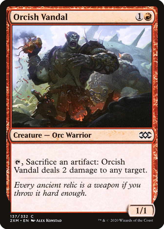 Orcish Vandal [Double Masters] | Boutique FDB TCG