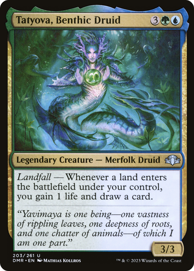 Tatyova, Benthic Druid [Dominaria Remastered] | Boutique FDB TCG