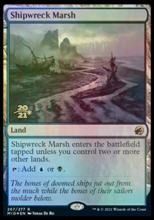 Shipwreck Marsh [Innistrad: Midnight Hunt Prerelease Promos] | Boutique FDB TCG