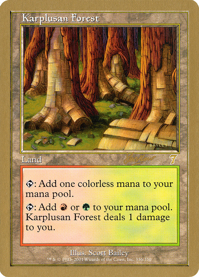 Karplusan Forest (Sim Han How) [World Championship Decks 2002] | Boutique FDB TCG