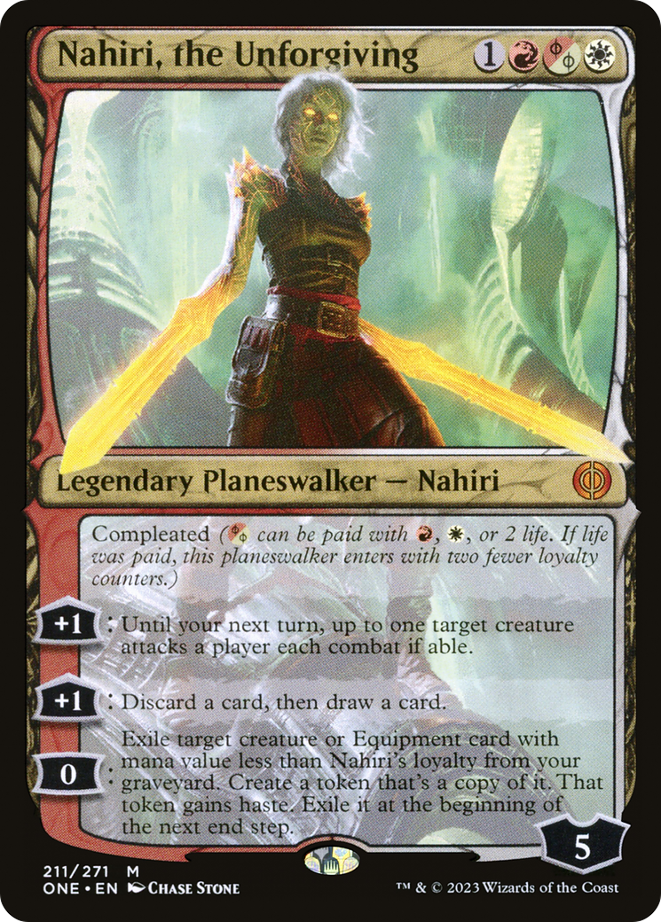 Nahiri, the Unforgiving [Phyrexia: All Will Be One] | Boutique FDB TCG